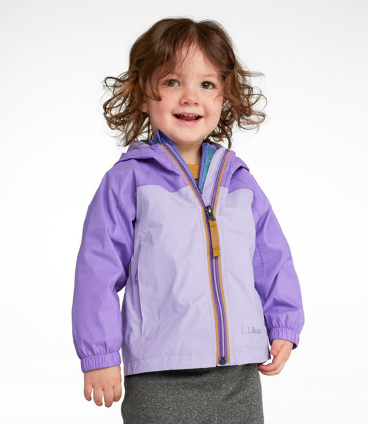 Toddlers' Discovery Rain Jacket, Colorblock - US 8854