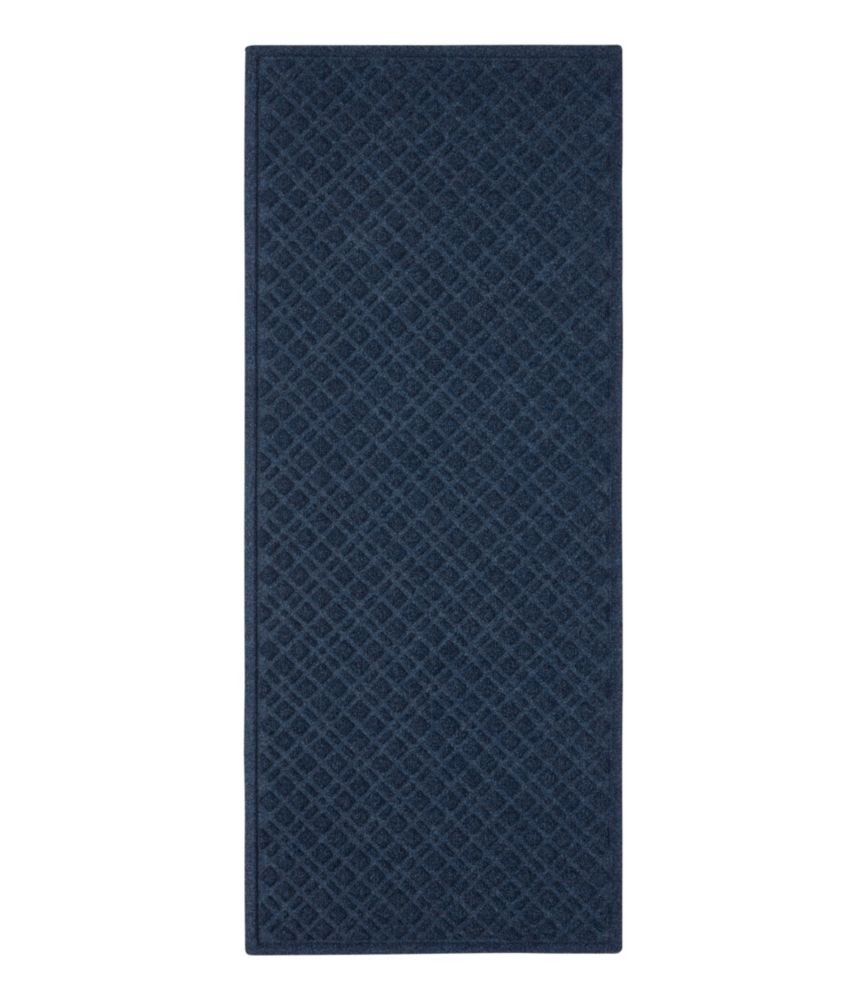 Heavyweight Recycled Waterhog Mat, Runner, Plaid - US 6927