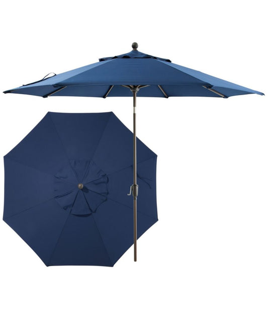 Weather-Resistant 9' Market Umbrella, Push Button - US 8969