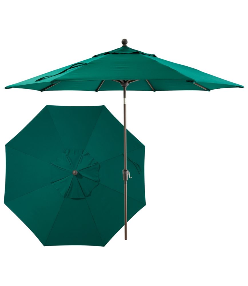 Weather-Resistant 9' Market Umbrella, Push Button - US 6494