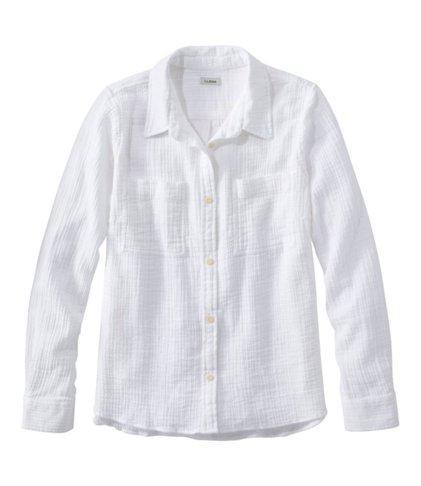 Women's Cloud Gauze Shirt, Long-Sleeve - US 9859