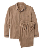 Men's Bean's Cotton Knit Pajamas, Button-Front PJ Set - US 3555