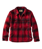 Women's Maine Guide Zip Front Jac-Shirt with PrimaLoft, Plaid - US 9822