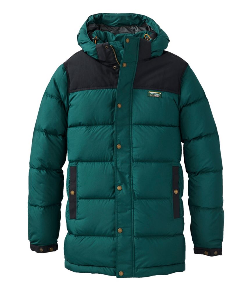 Men's Mountain Classic Down Parka, Colorblock - US 5664