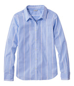 Women's Essential Cotton Poplin Shirt, Long-Sleeve - US 1490