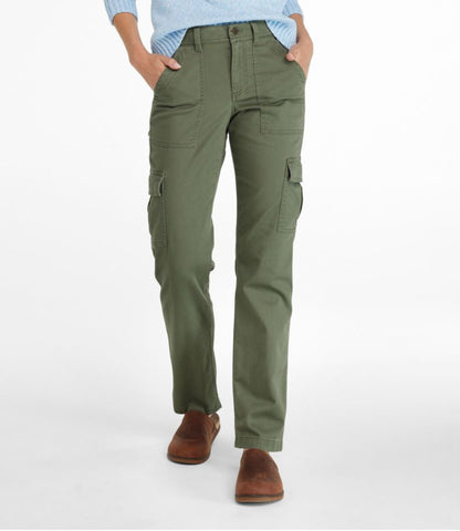 Women's Comfort Stretch Pants, Mid-Rise Straight-Leg Cargo - US 1295