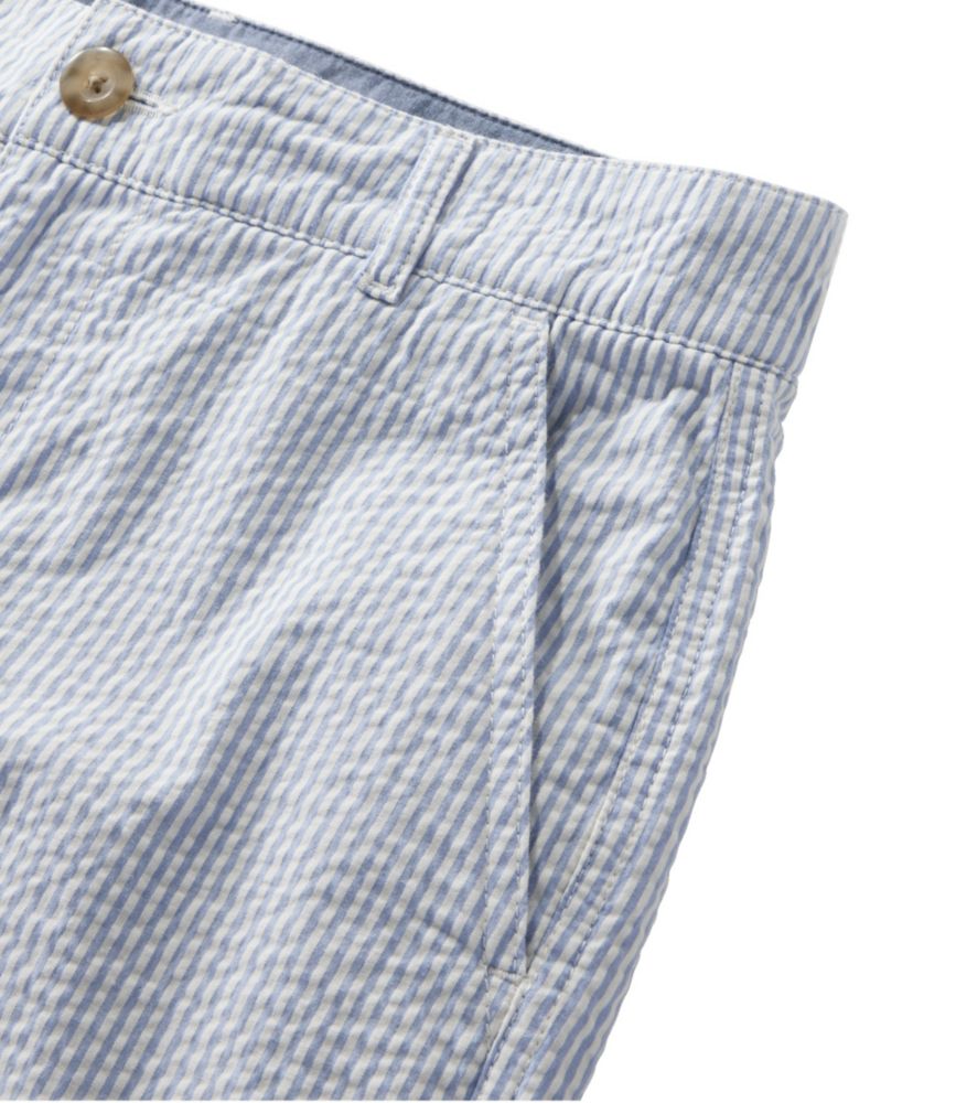 Women's Comfort Stretch Shorts, Seersucker Bermudas 9" - US 3661
