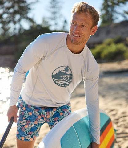 Men's Vacationland Stretch Swim Trunks, Print, 6" - US 3628