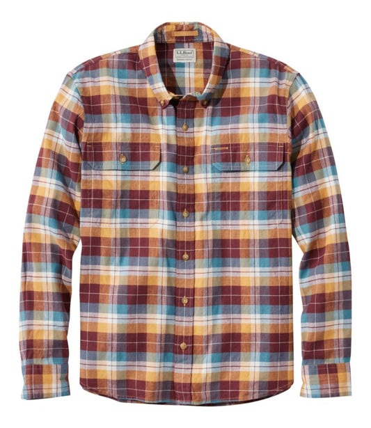 Men's Stonecoast Hemp Shirt, Long-Sleeve, Slightly Fitted Untucked Fit - US 2406