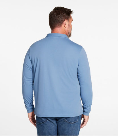 Men's Comfort Stretch Performance® Polo, Long-Sleeve, Slightly Fitted - US 3820