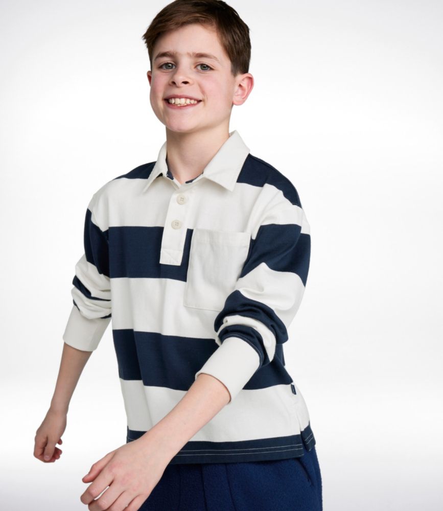 Kids' Striped Rugby Shirt - US 8348