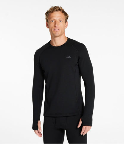 Men's L.L.Bean Heavyweight Base Layer Crew Top - US 4881