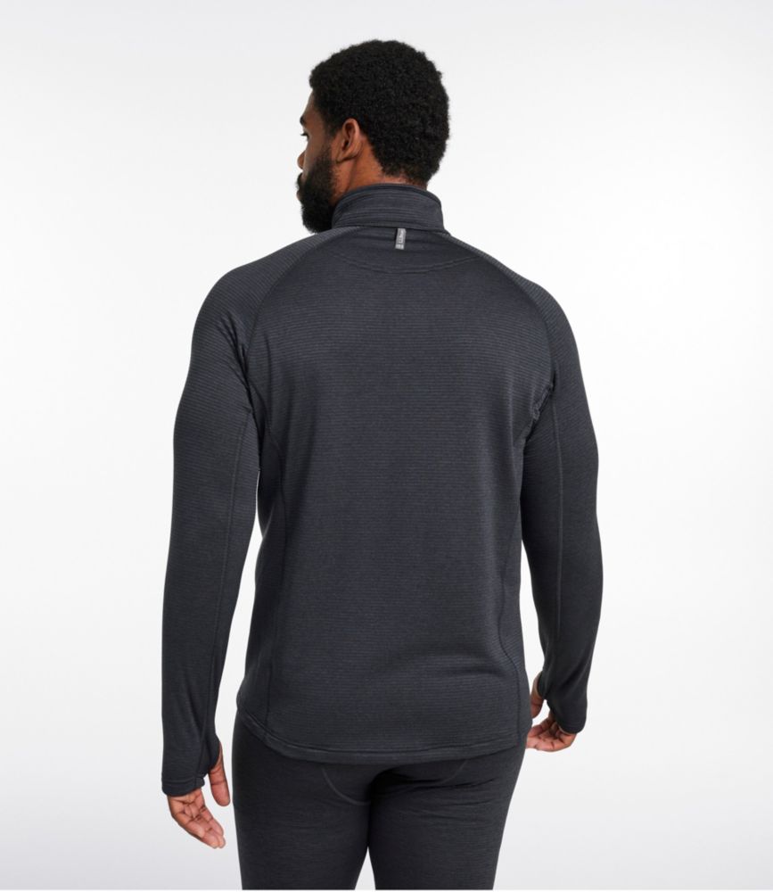 Men's L.L.Bean Midweight Base Layer Crew Top, 1/4 Zip - US 7752