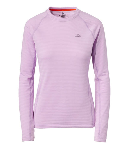 Women's L.L.Bean Midweight Base Layer Crew Top - US 7727