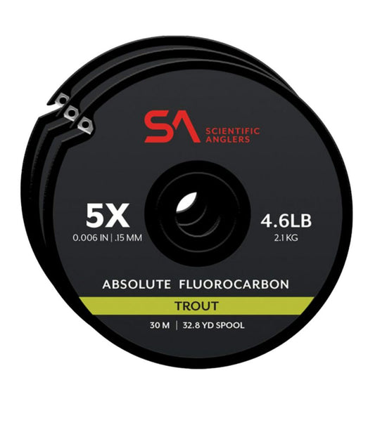 Scientific Anglers Absolute Fluorocarbon Tippet Pack, 30 meter - US 5192