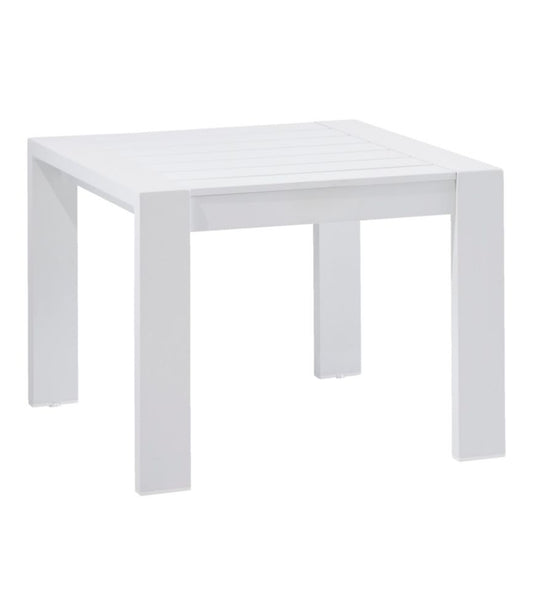 White Aluminum Deep Seating Side Table - US 1940