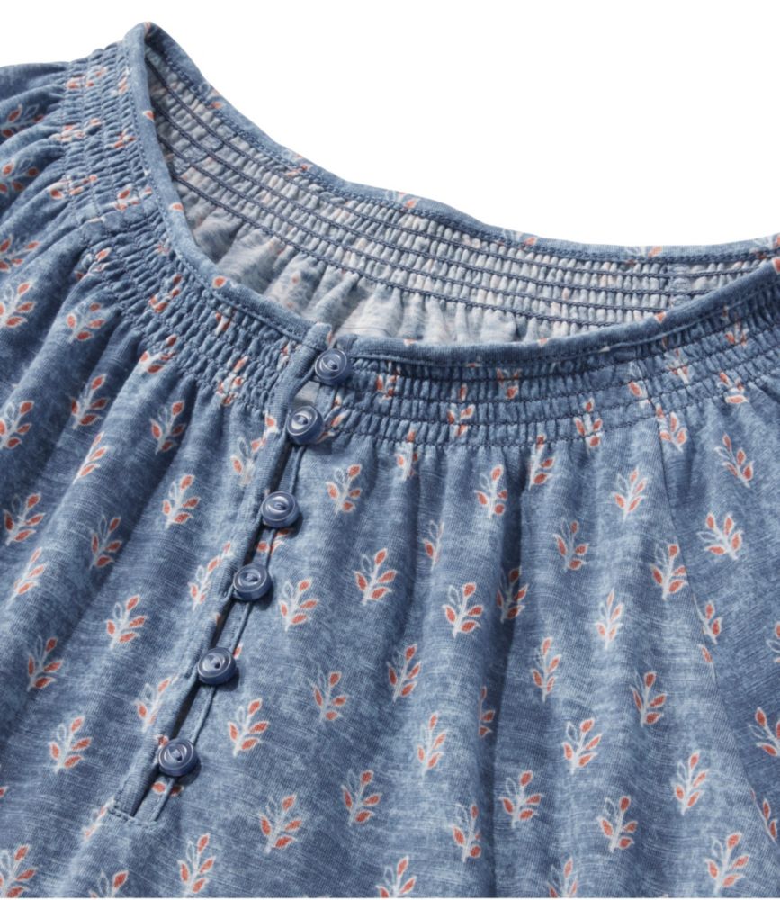 Women's Camden Hills Tee, Three-Quarter-Sleeve Print - US 8219
