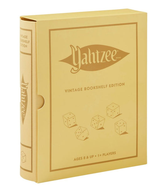 Yahtzee Vintage Bookshelf Game - US 1775