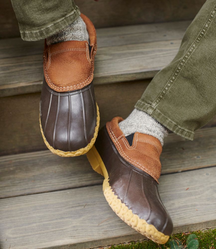 Men's Bean Boots, Slip-On Rubber Mocs - US 5630