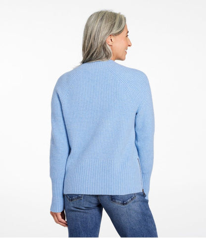 Women's SuperSoft Waffle Sweater, Crewneck - US 4030