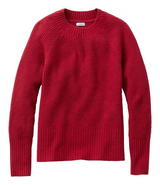 Women's SuperSoft Waffle Sweater, Crewneck - US 8318