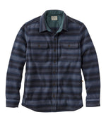 Men's Bean's Mariner Fleece Shirt, Print - US 3839