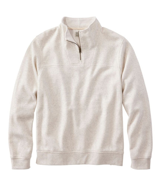 Men's All Seasons Textured Sweats, Quarter-Zip - US 4376