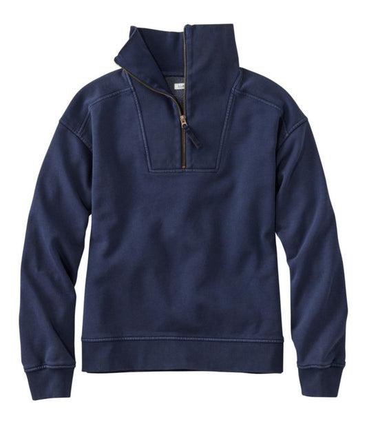 Women's Sunwashed Sweats, Quarter-Zip - US 8182