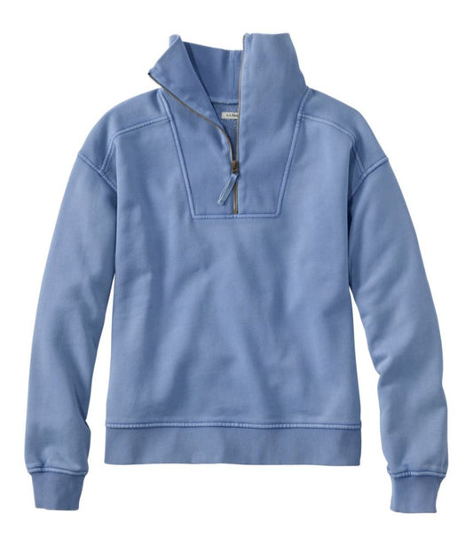 Women's Sunwashed Sweats, Quarter-Zip - US 6885