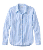 Women's Bean's Seacoast Seersucker Big Shirt - US 5054