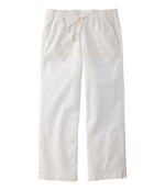 Women's Lakewashed Pull-on Chinos, Mid-Rise Wide-Leg Crop - US 6506