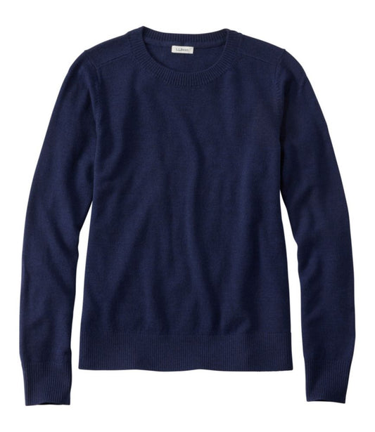 Women's Essential Merino Wool Sweater, Crewneck - US 5210