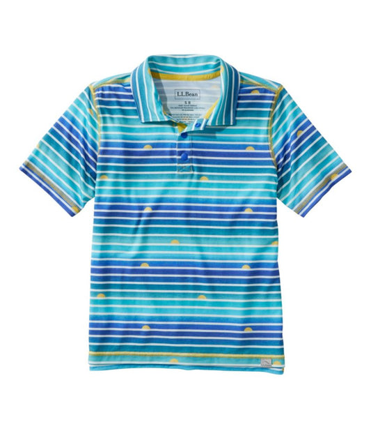 Kids' Everyday SunSmart® Polo, Print - US 9116