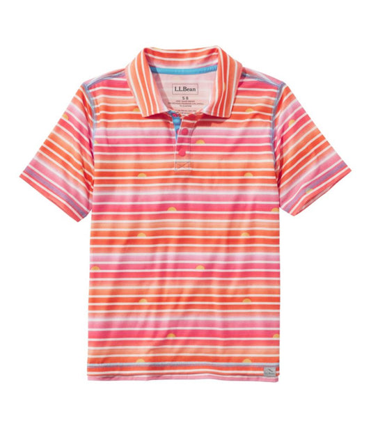 Kids' Everyday SunSmart® Polo, Print - US 5137
