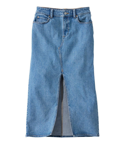 Women's Signature Heritage Denim Midi Skirt - US 5814