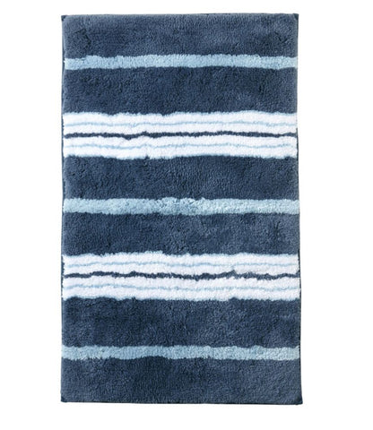 Premium Cotton Bath Mat, Multistripe - US 7936