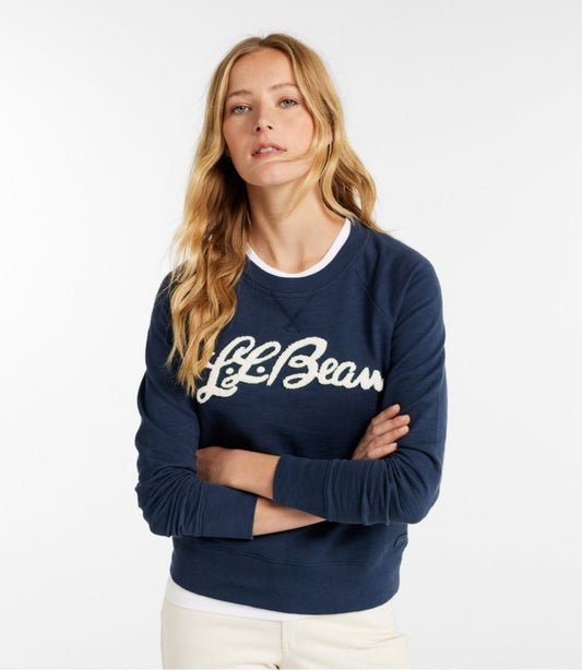 Women's Peaks Island Crewneck, Logo - US 4143