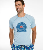 Men's Swift River Cooling Sun Shirt, Short-Sleeve Graphic - US 6371