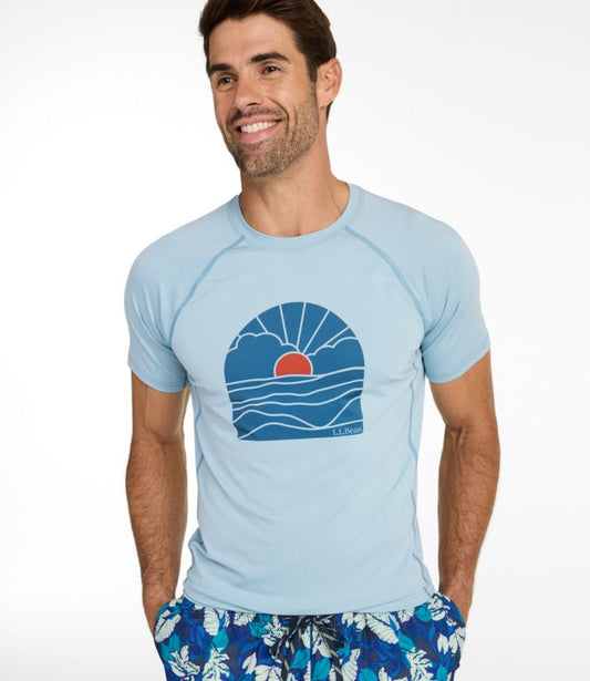 Men's Swift River Cooling Sun Shirt, Short-Sleeve Graphic - US 6371