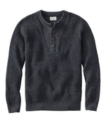 Men's L.L.Bean Organic Cotton Waffle Sweater, Henley - US 3099