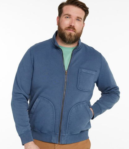 Men's Sunwashed Sweatshirt, Full-Zip - US 4829