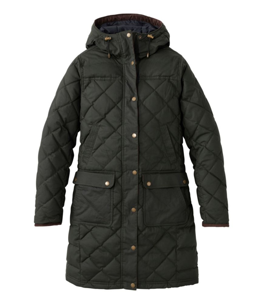 Women's Upcountry Waxed Down Hooded Coat - US 7751