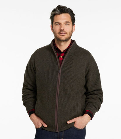 Men's Waterfowl Sweater, Full Zip - US 5926