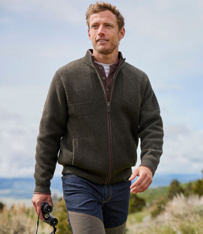 Men's Waterfowl Sweater, Full Zip - US 5926
