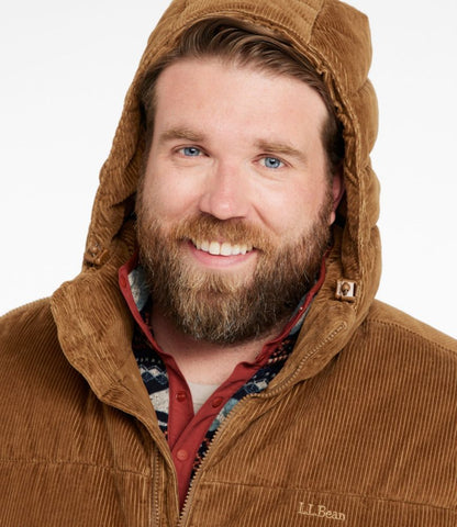 Men's Mountain Classic Down Jacket, Corduroy - US 9155