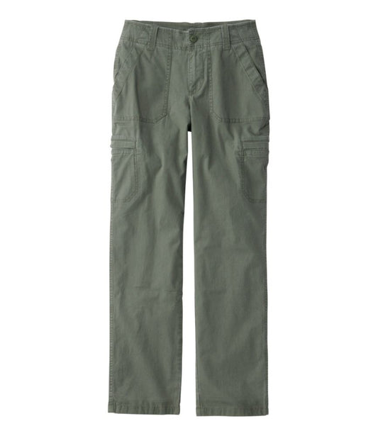 Women's 207 Vintage Cotton Canvas Pants, Mid-Rise Straight-Leg Cargo Lined - US 9425