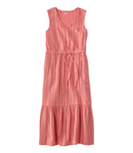 Women's Cloud Gauze Midi Dress, Stripe - US 3378