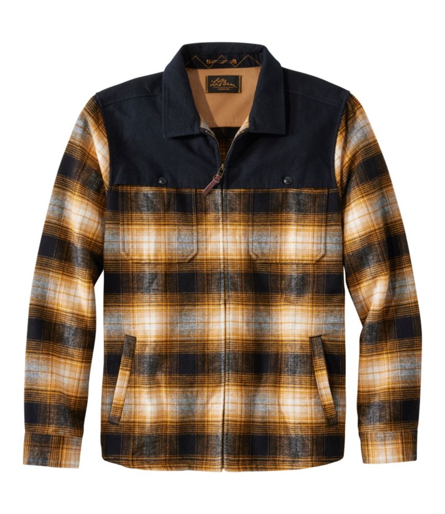 Men's Signature 1965 Chamois Cloth Stag Jacket, Plaid - US 8107