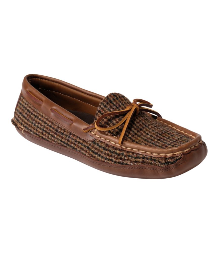 Men's Double Sole Slippers, Harris Tweed - US 9123