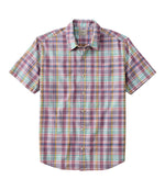 Men's Madras Shirt, Short-Sleeve, Slightly Fitted Untucked Fit - US 2829